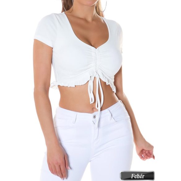 Megkötős crop top